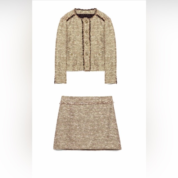 METALLIC FABRIC BLAZER-ref 7980/952 - Picture 1 of 4